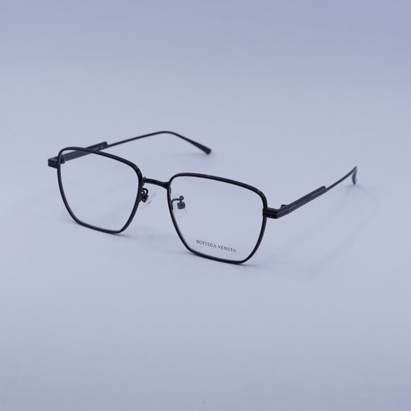 Bottega Veneta BV1015O 001 Eyeglasses Black 52mm Square Frame - Picture 6 of 10